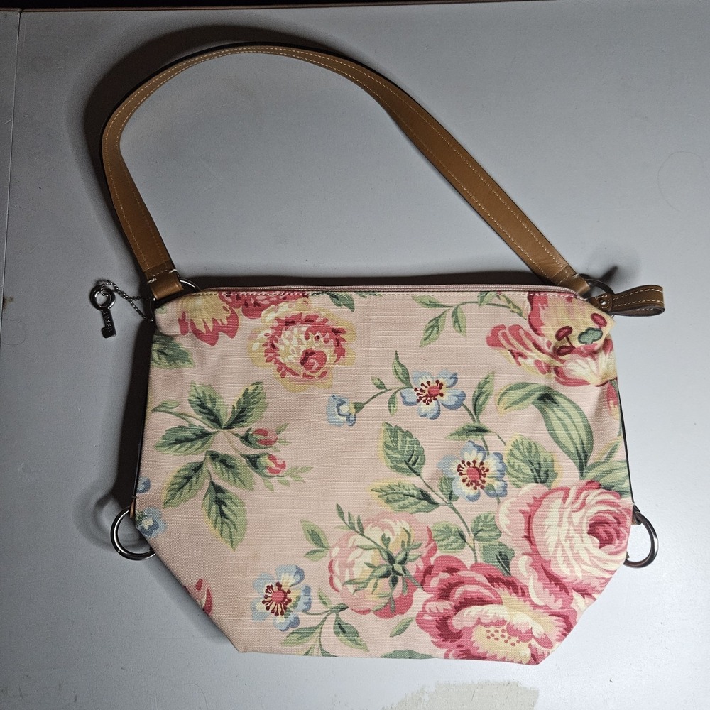 Fossil Handbag‎ Canvas Floral Hobo